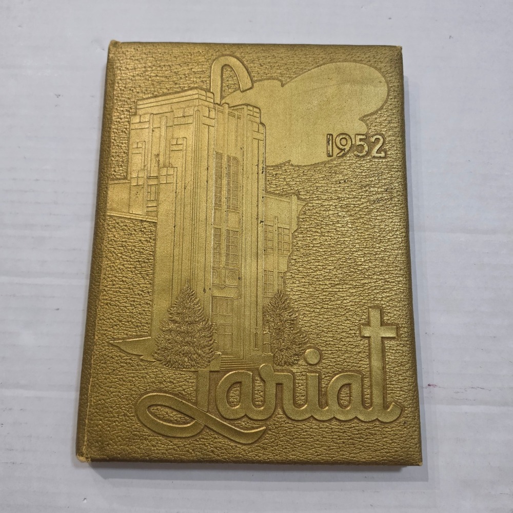 1952 Will Rogers High School Yearbook Lariat Tulsa Oklahoma OK Vintage Annual